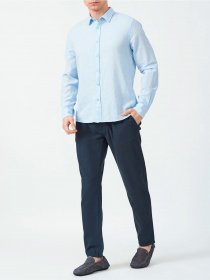 Рубашка Fred Mello модель FM23S03CU_LIGHT_BLUE Фото