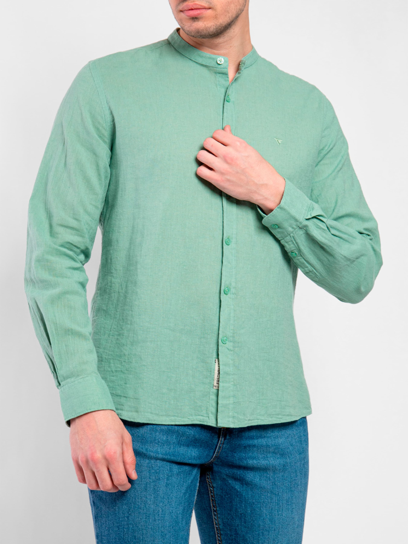 Сорочка повсякденна Fred Mello модель FM23S04CU_SAGE Фото