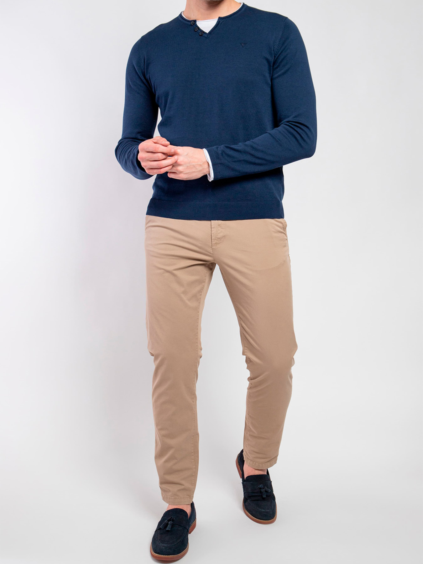 Повсякденні штани Fred Mello модель FMCHELSEA_SAND Повсякденні штани Fred Mello модель FMCHELSEA_SAND Фото