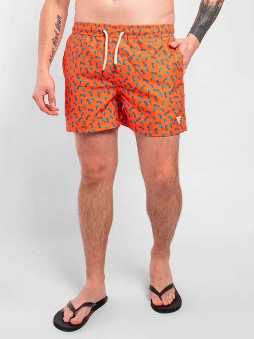 Шорты для плавания Fred Mello модель FM23S01IF_ORANGE Фото