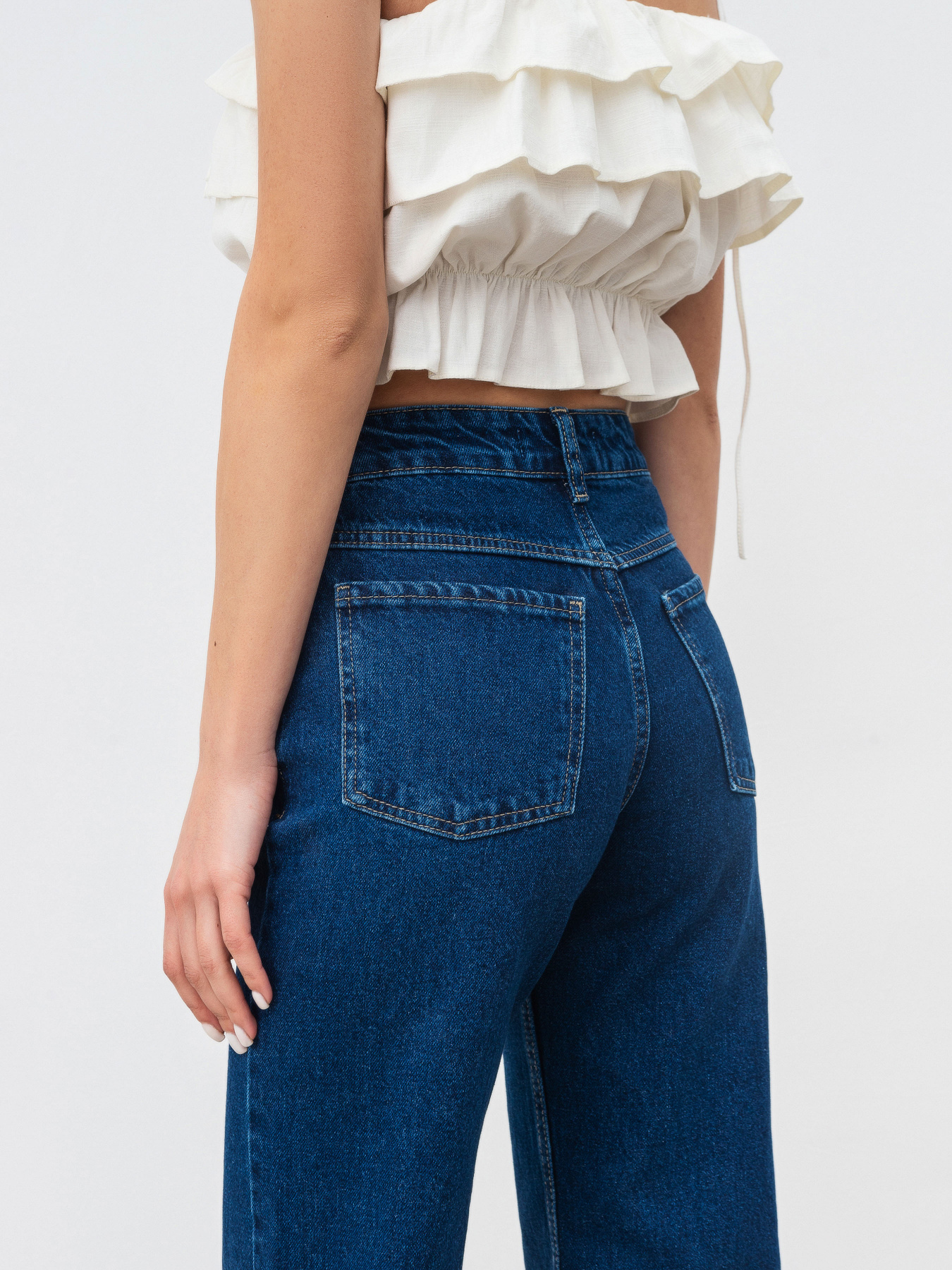 Прямі джинси Romashka Тояма модель 205037205042 Фото