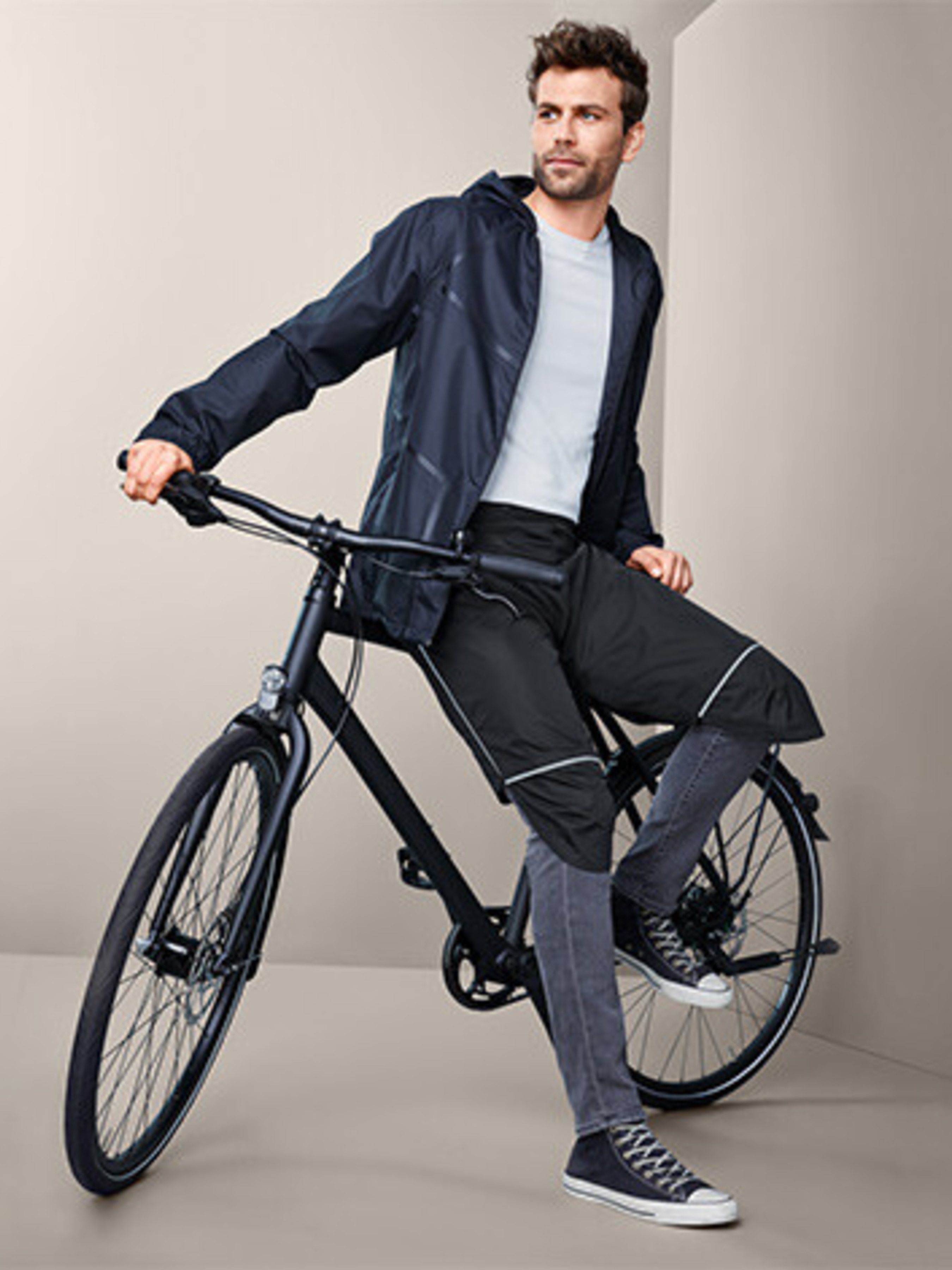 Чоловічі Велосипедки Tchibo  (T1685631509) колір чорний, матеріал поліестер