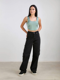 Широкі джинси Romashka Канкун модель 254006806101 Фото