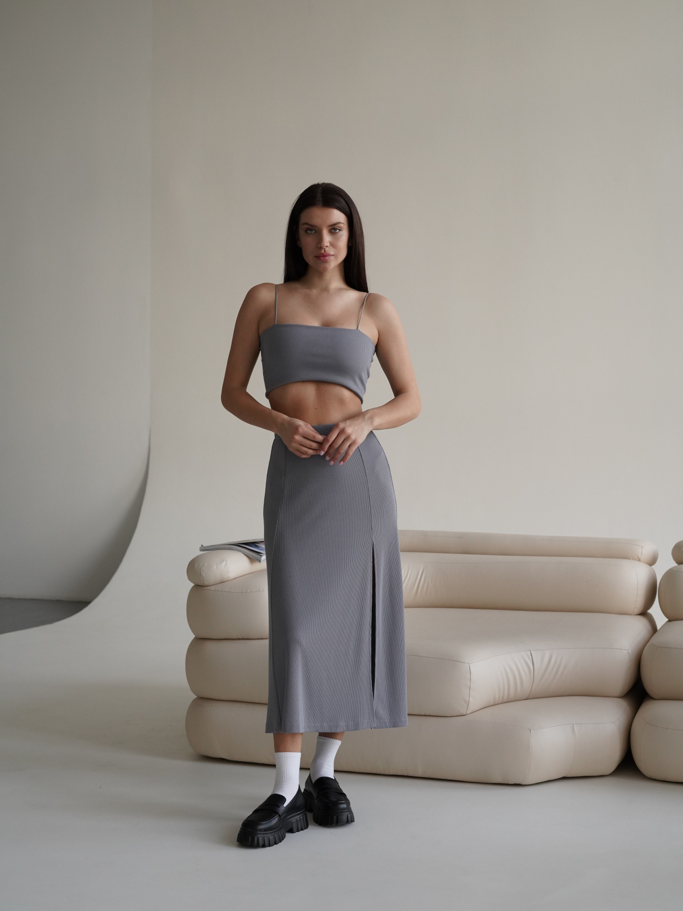 Юбка миди Romashka Ватерлоо модель 206024505081 Фото