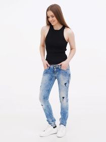 Зауженные джинсы Mustang Jeans модель 45636 Фото