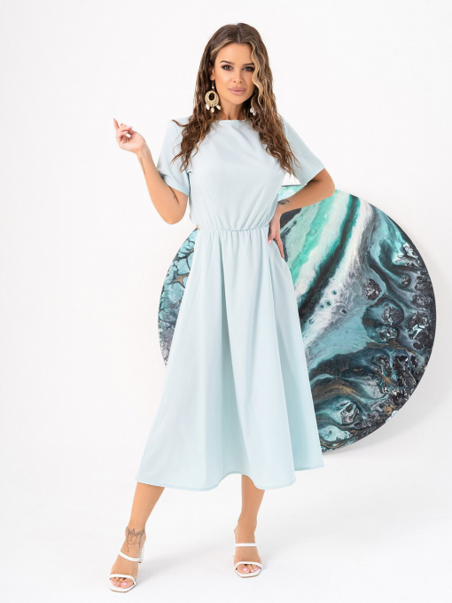 Платье миди ISSA Plus модель 14031_mint Фото
