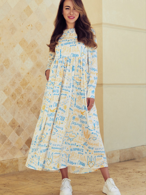 Платье миди Gepur модель 44551 Фото