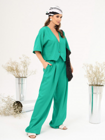 Костюм ISSA Plus модель 14047_green Фото