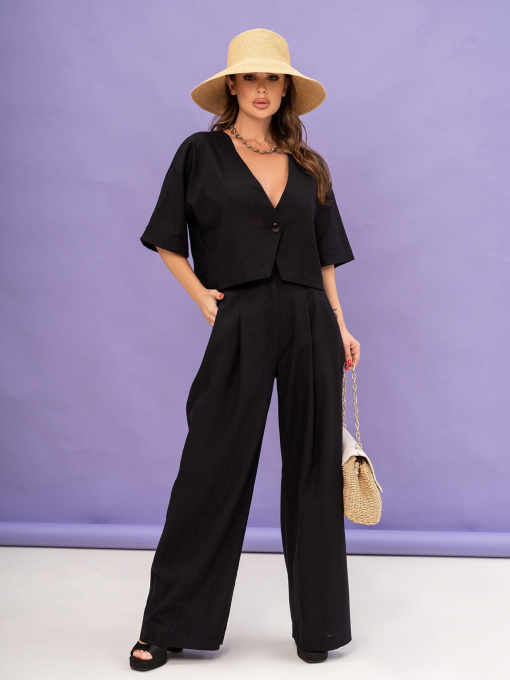 Костюми ISSA Plus модель 14047_black Фото