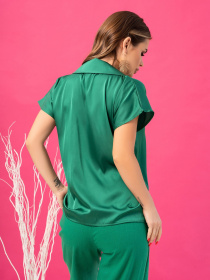 Блуза ISSA Plus модель 14066_green Фото