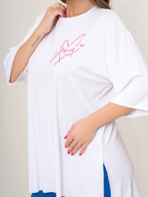 Футболка ISSA Plus модель 14079_white Фото