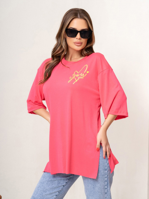 Футболка ISSA Plus модель 14079_crimson Фото