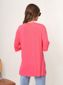 Футболка ISSA Plus модель 14079_crimson Фото