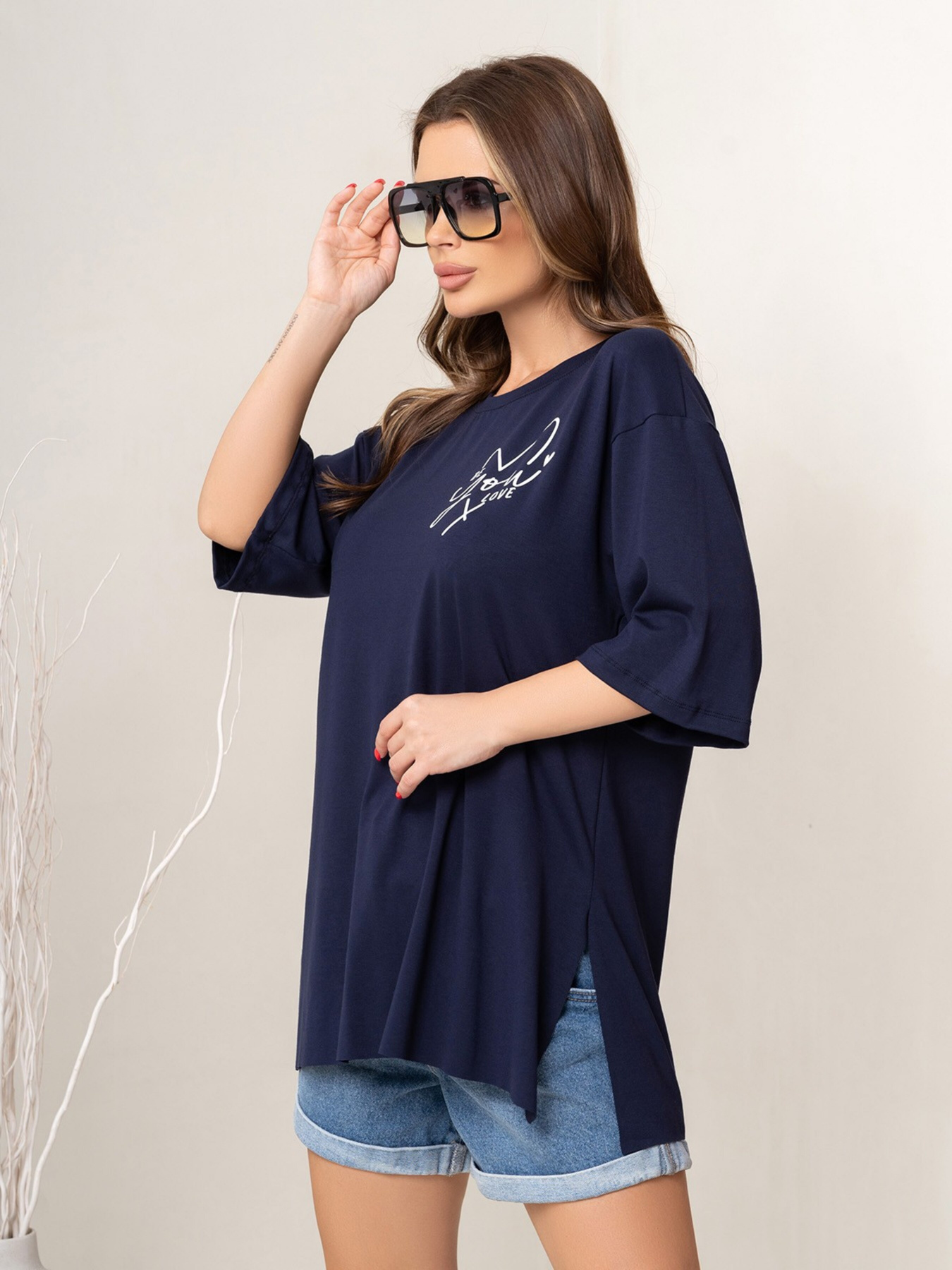 Футболка ISSA Plus модель 14079_blue Фото