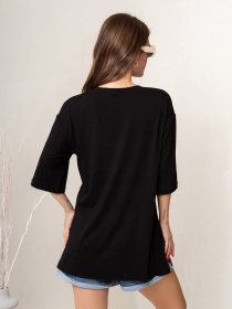 Футболка ISSA Plus модель 14079_black Фото