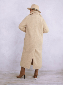 Шуба ISSA Plus модель 12287_beige Фото