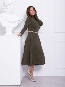 Платье миди ISSA Plus модель 12352_hacks Фото