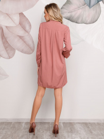 Сукня міні ISSA Plus модель 12466_darkpink Фото