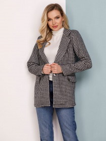 Піджак ISSA Plus модель 12476_black Фото