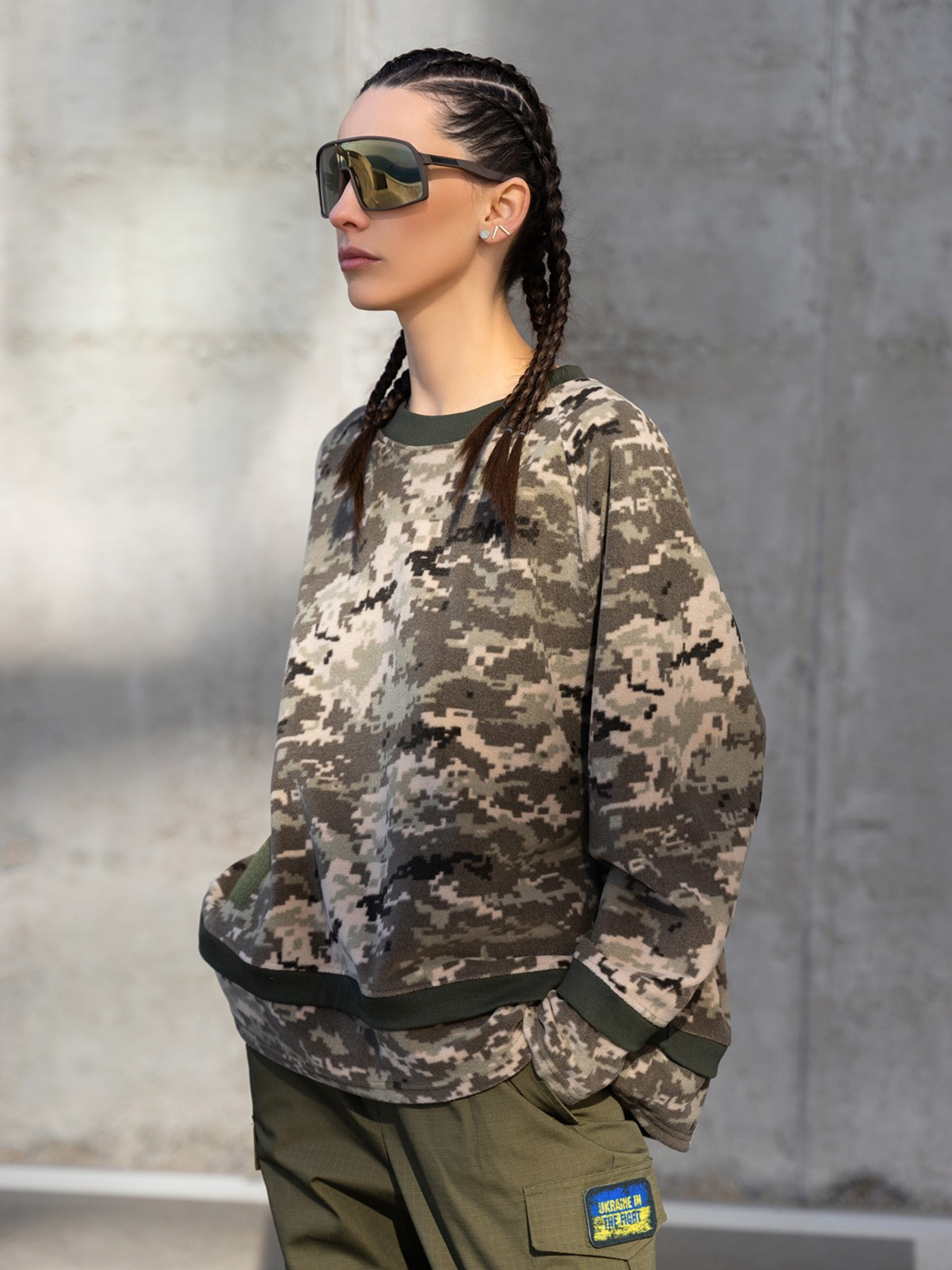 Свитшот ISSA Plus модель 13593_multicolor Фото