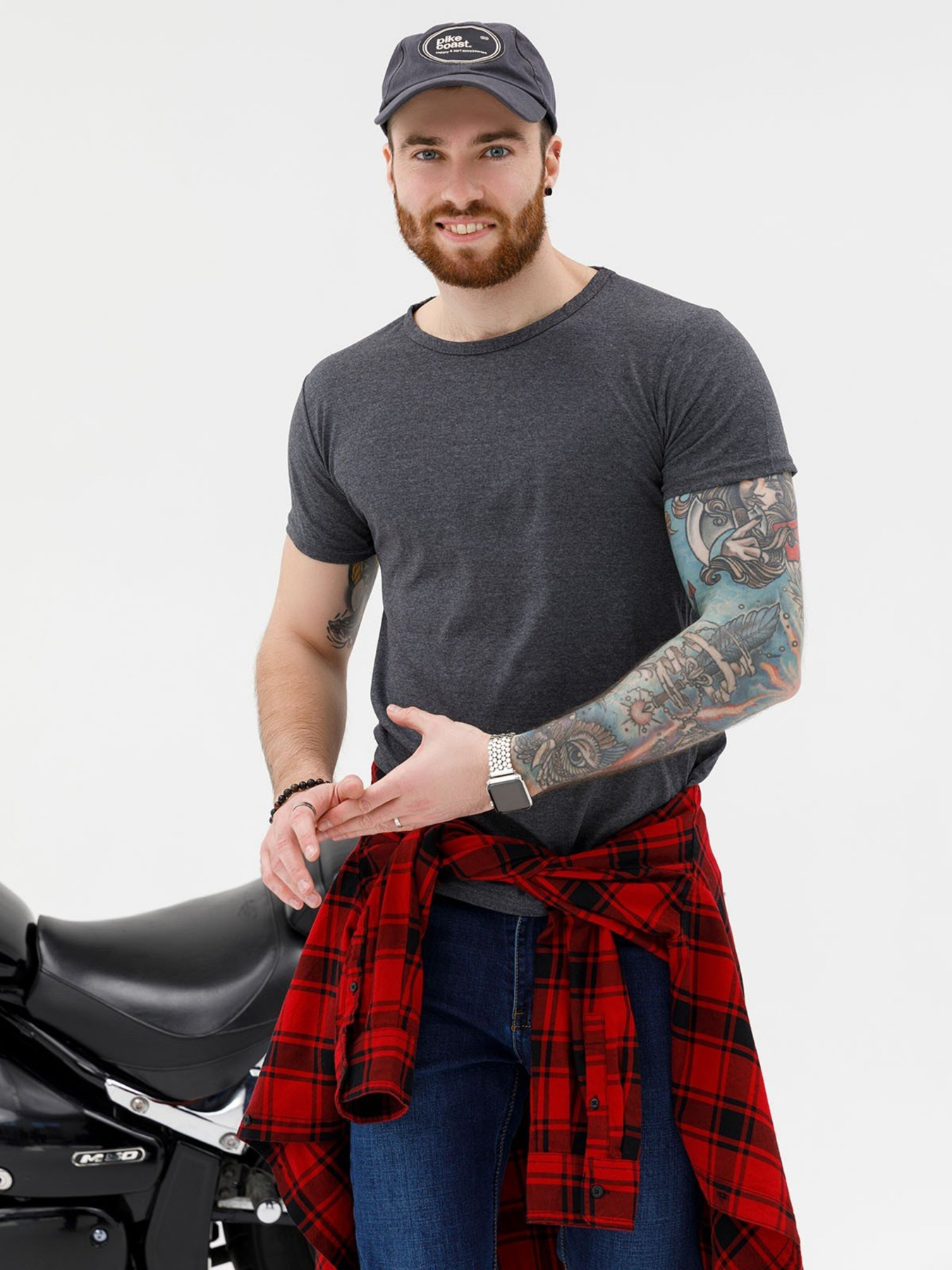 Футболка ISSA Plus модель GN4-08_darkgray Футболка ISSA Plus модель GN4-08_darkgray Фото