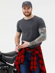 Футболка ISSA Plus модель GN4-08_darkgray Футболка ISSA Plus модель GN4-08_darkgray Фото