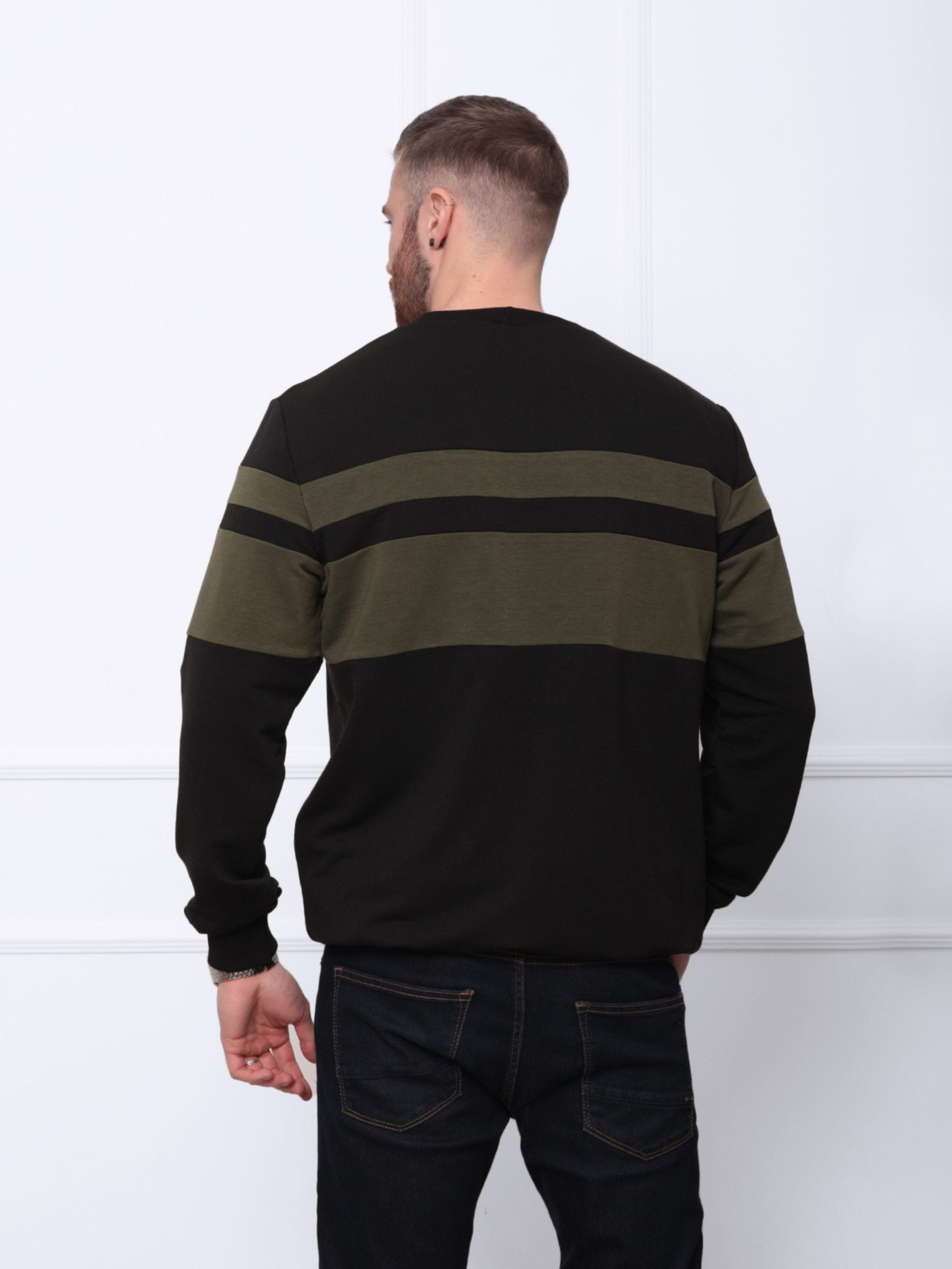 Свитшот ISSA Plus модель GN-413_black Фото