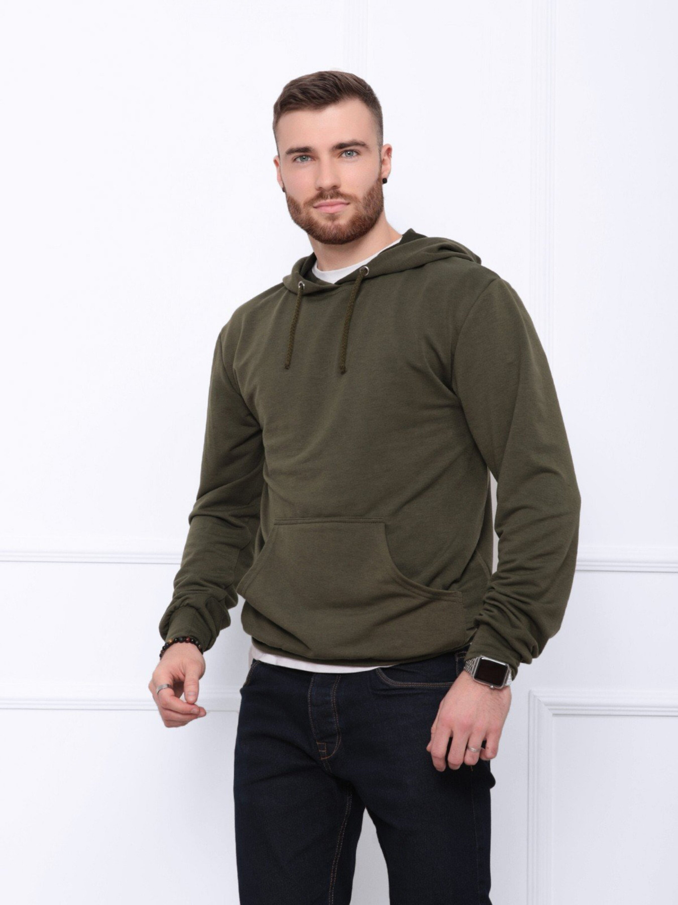 Худі ISSA Plus модель GN-417_khaki Фото