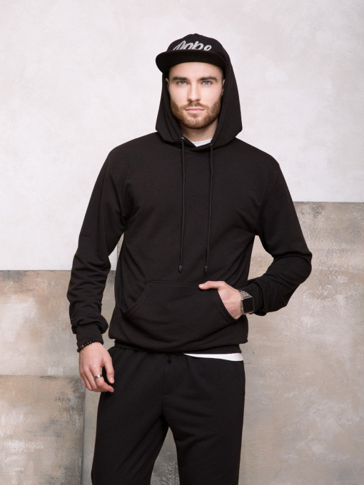 Худи ISSA Plus модель GN-417_black Фото