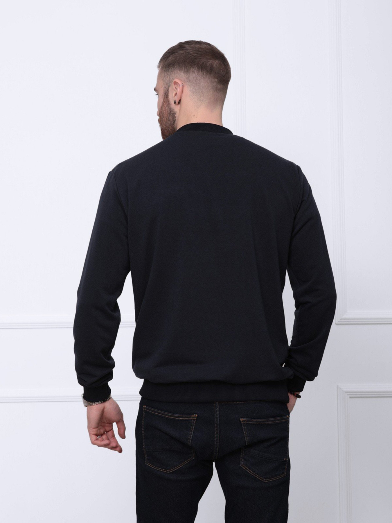 Свитшот ISSA Plus модель GN-419_darkblue Фото