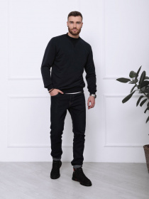 Свитшот ISSA Plus модель GN-419_darkblue Фото