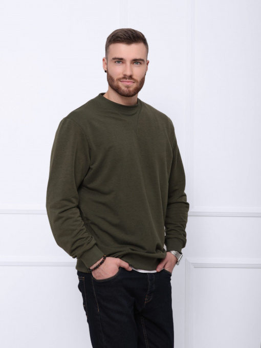 Свитшот ISSA Plus модель GN-419_khaki Фото