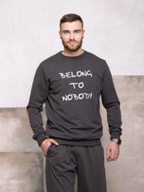 Свитшот ISSA Plus модель GN-420_darkgray Фото