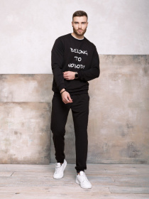 Свитшот ISSA Plus модель GN-420_black Фото