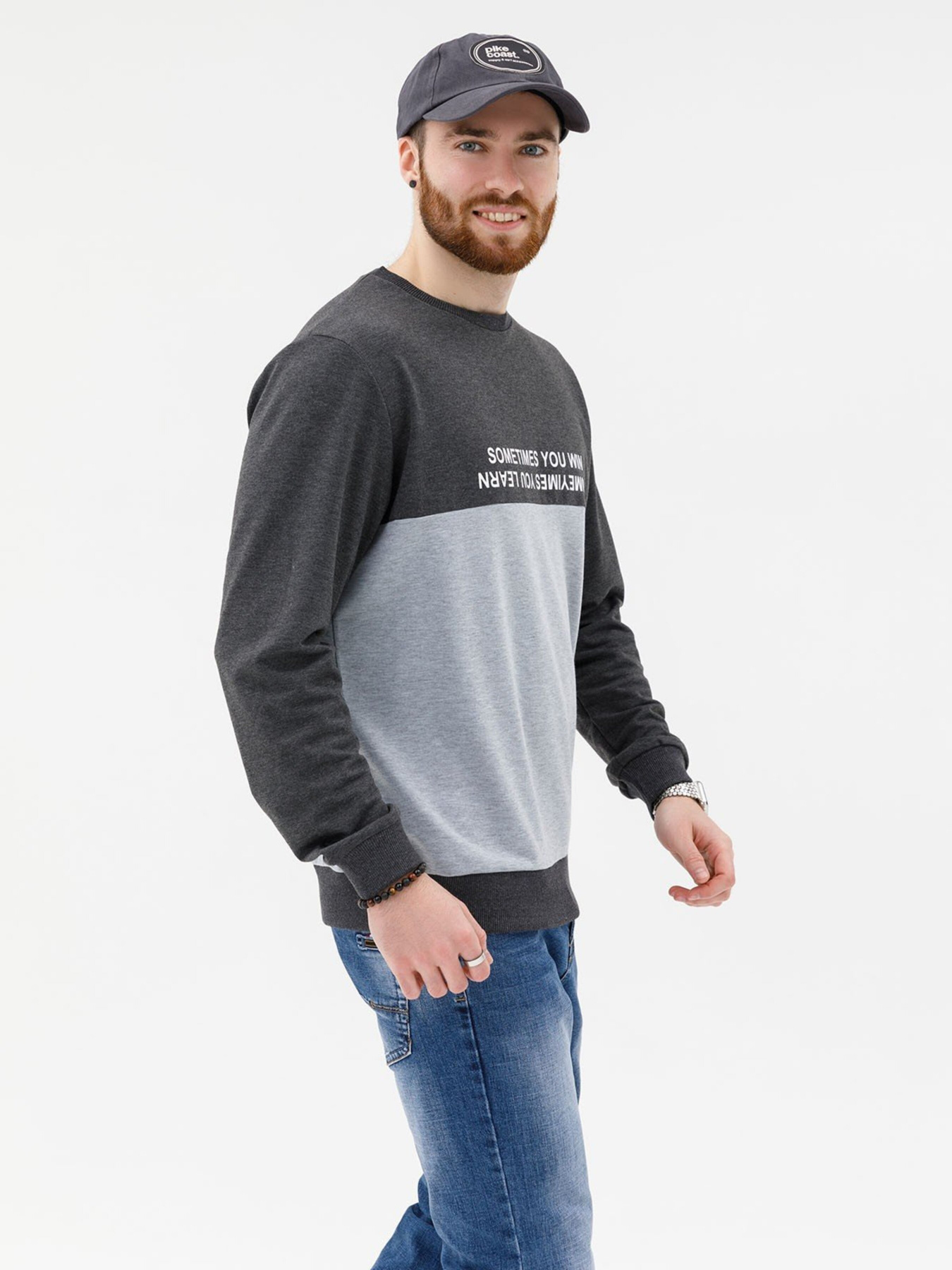 Свитшот ISSA Plus модель GN-427_darkgray Фото