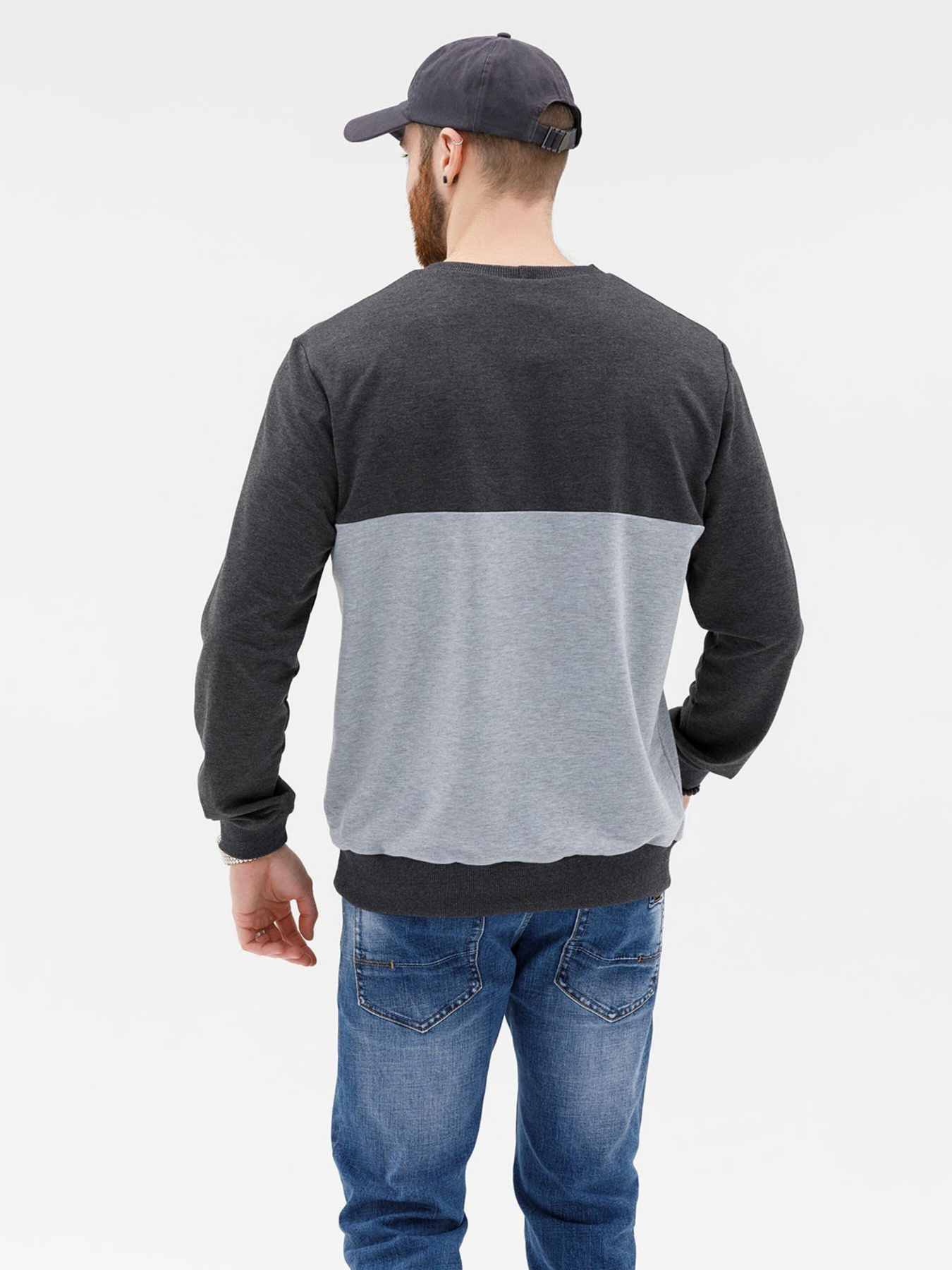 Свитшот ISSA Plus модель GN-427_darkgray Фото