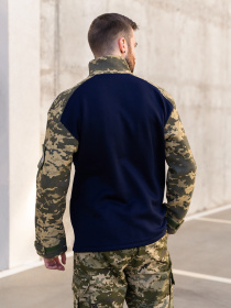 Кофта ISSA Plus модель GN-485_darkblue Фото