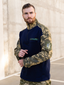 Кофта ISSA Plus модель GN-485_darkblue Кофта ISSA Plus модель GN-485_darkblue Фото