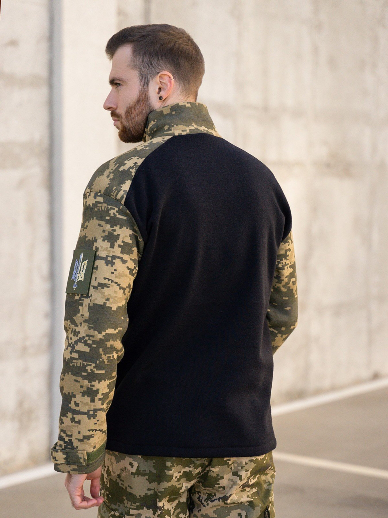 Кофта ISSA Plus модель GN-485_black Фото