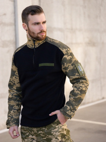 Кофта ISSA Plus модель GN-485_black Фото