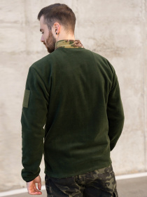 Кофта ISSA Plus модель GN-486_khaki Фото