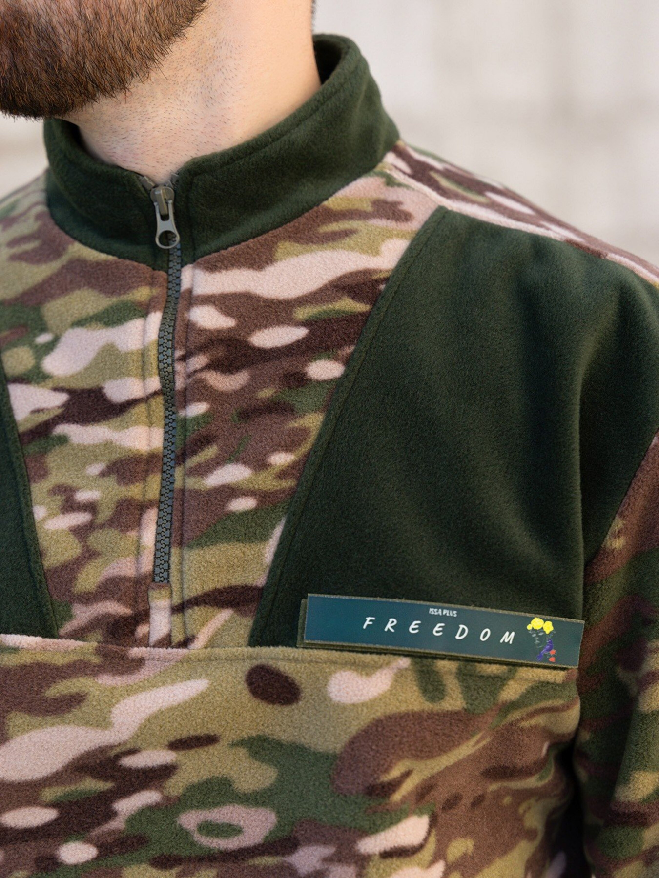 Кофта ISSA Plus модель GN-486_multicolor Кофта ISSA Plus модель GN-486_multicolor Фото