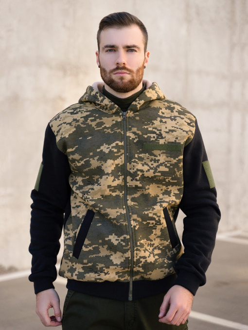 Кофта ISSA Plus модель GN-489_black Фото