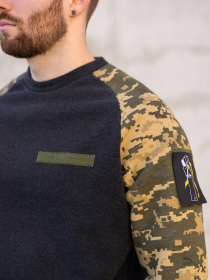 Свитшот ISSA Plus модель GN-490_darkgray Фото