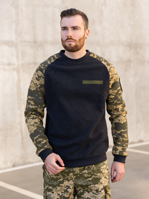 Свитшот ISSA Plus модель GN-490_darkgray Фото