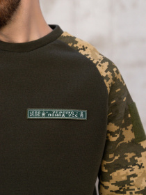 Світшот ISSA Plus модель GN-490_khaki Світшот ISSA Plus модель GN-490_khaki Фото