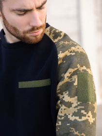 Свитшот ISSA Plus модель GN-490_black Фото