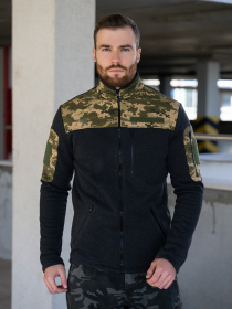 Кофта ISSA Plus модель GN-492_darkgray Фото