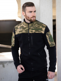 Кофта ISSA Plus модель GN-492_black Фото