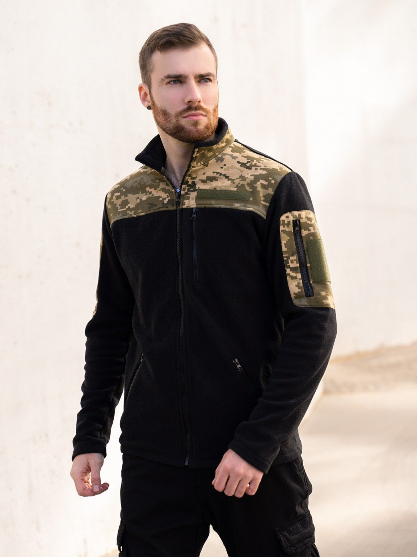 Кофта ISSA Plus модель GN-494_black Фото